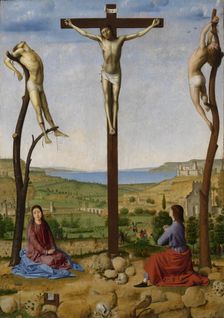 Calvary, Second Half of the 15th cen.. Artist: Antonello da Messina (ca 1430-1479)