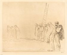 Calvary (second plate), 1902. Creator: Jean Louis Forain