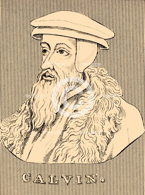'Calvin', (1509-1564), 1830. Creator: Unknown.