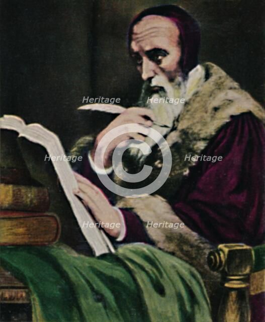 'Calvin 1509-1564. - Gemälde von Scheffer', 1934. Creator: Unknown.