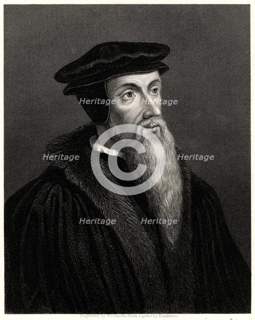 'Calvin', 19th century. Artist: Thomas A Woolnoth