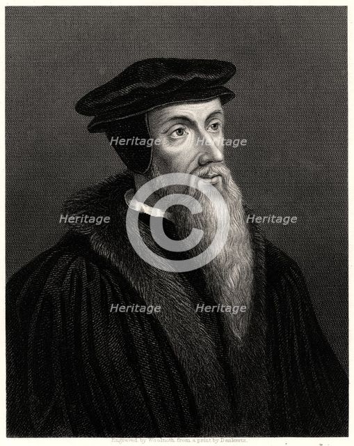 'Calvin', 19th century. Artist: Thomas A Woolnoth