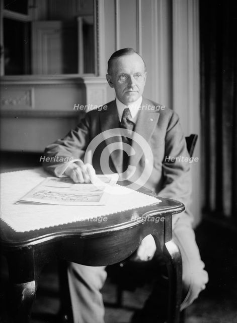 Calvin Coolidge, between c1915 and c1920. Creator: Bain News Service.