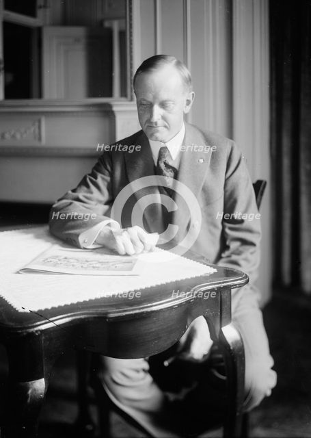 Calvin Coolidge, between c1915 and c1920. Creator: Bain News Service.