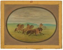 Camanchee Horsemanship, 1861/1869. Creator: George Catlin