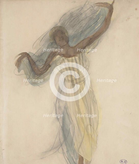 Cambodian dancer, 1906.