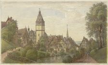 Camberg in the green valley, c19th century. Creator: Peter Becker
