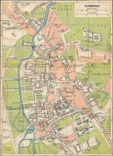 Cambridge c20th Century. Artist: John Bartholomew