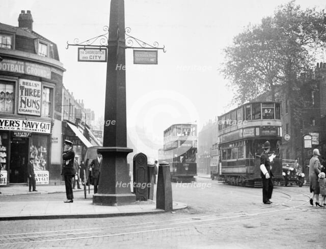 Cambridge Heath Road, Hackney, London, 1930. Artist: Unknown