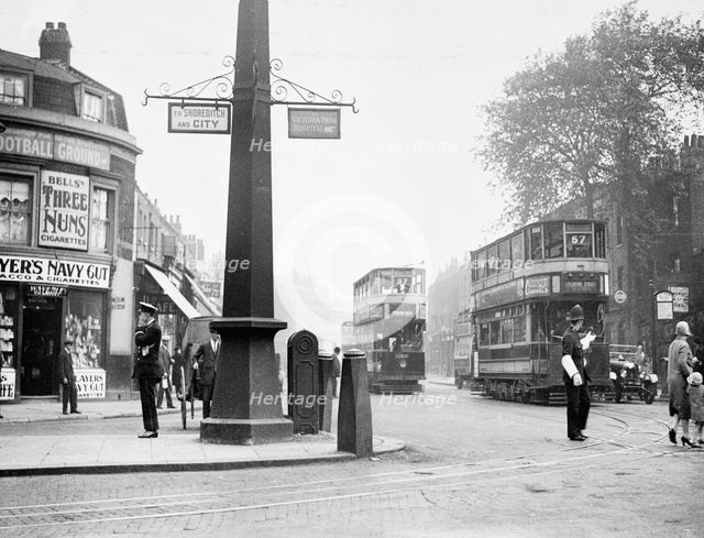 Cambridge Heath Road, Hackney, London, 1930. Creator: Unknown.