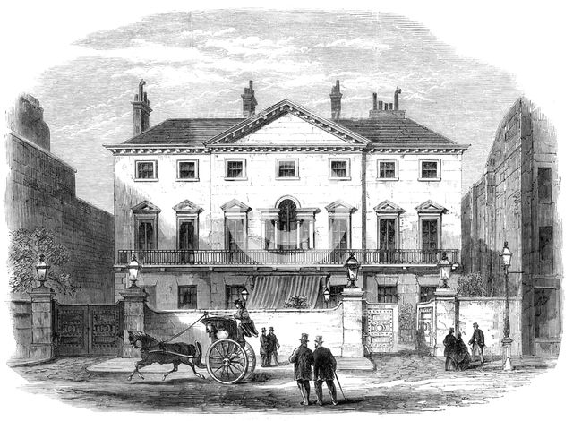 Cambridge House, Piccadilly, the town residence of Lord Palmerston, 1865. Creator: Unknown.