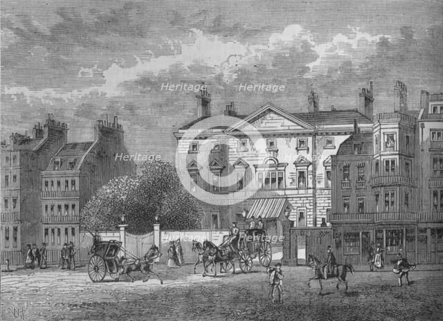 Cambridge House, Westminster, London, c1854 (1878). Artist: Unknown.