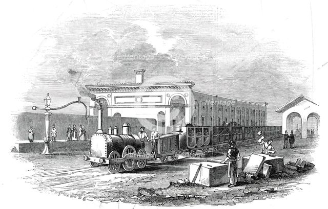 Cambridge Station, 1845. Creator: Unknown.