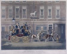 Cambridge Telegraph, Fetter Lane, London, c1830. Artist: George Hunt