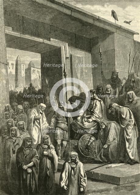 'Cambyes and Psammetichs', 1890.   Creator: Unknown.