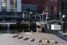 Camden Lock Lock, London, UK, 30/1/10. Creator: Ethel Davies