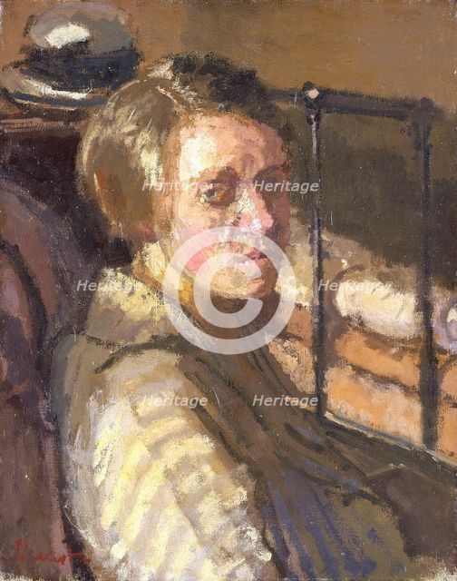 'Camden Town portrait', 1915-16. Creator: Walter Richard Sickert.
