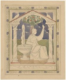 Camena, 1869-1925. Creator: Antoon Derkinderen