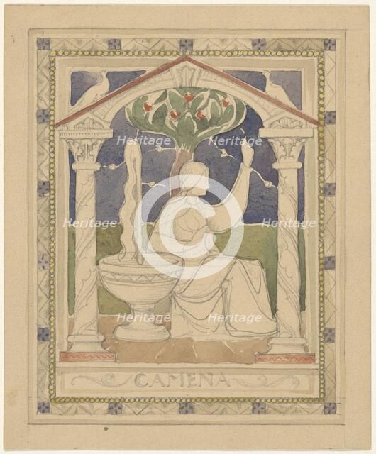 Camena, 1869-1925. Creator: Antoon Derkinderen.