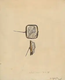 Cameo Brooch, 1935/1942. Creator: Grace Halpin