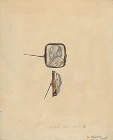 Cameo Brooch, 1935/1942. Creator: Grace Halpin