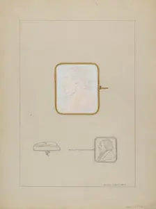 Cameo Brooch, 1936. Creator: Marie Famularo