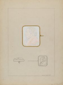Cameo Brooch, 1936. Creator: Marie Famularo