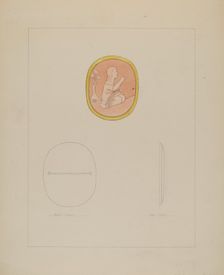 Cameo Brooch, c. 1937. Creator: Frederick Jackson