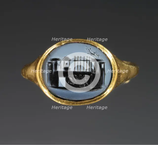 Cameo Gem Inset Into a Hollow Ring, 1st century A.D. Creator: Unknown.
