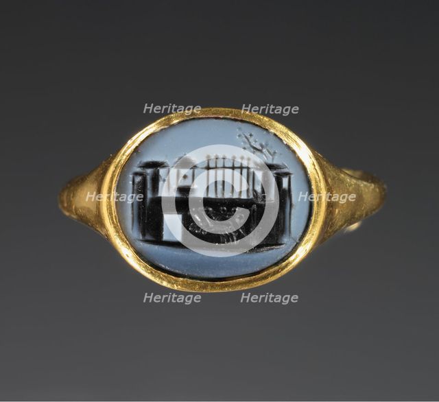 Cameo Gem Inset Into a Hollow Ring, 1st century A.D. Creator: Unknown.