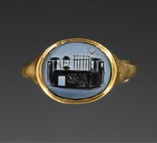 Cameo Gem Inset Into a Hollow Ring, 1st century A.D. Creator: Unknown