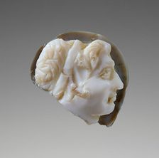 Cameo Gem with Head of Alexander the Great, 50 B.C.-A.D. 50. Creator: Unknown