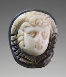 Cameo Gem with Medusa, A.D. 150-225. Creator: Unknown