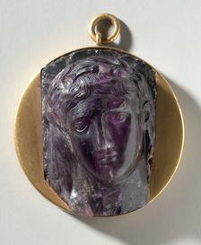 Cameo: Head of a Woman, 1-100. Creator: Unknown