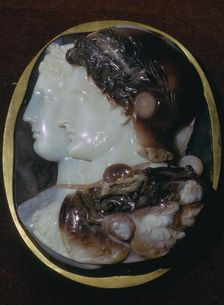 Cameo of the Egyptian ruler Ptolemy II and his wife, 3rd century BC