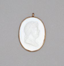 Cameo Locket, Burslem, Late 18th century. Creator: Wedgwood