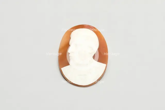 Cameo Portrait of Andrew Jackson, Italy, Mid 19th century. Creator: Unknown.