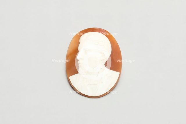 Cameo Portrait of Andrew Jackson, Italy, Mid 19th century. Creator: Unknown.