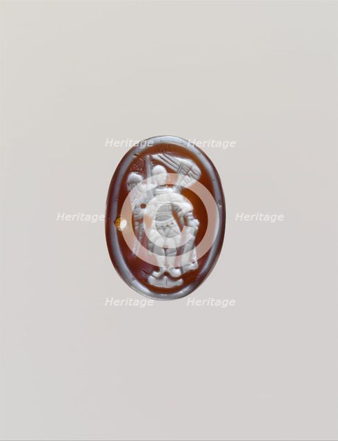 Cameo with the Archangel Michael, Byzantine, probably late 14th century. Creator: Unknown.
