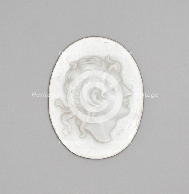Cameo with Alexander the Great, Burslem, Late 18th century. Creator: Wedgwood.