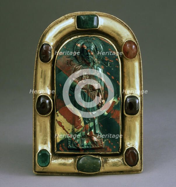 Cameo with blessing Christ, Byzantine, 11th century. Artist: Byzantine Master