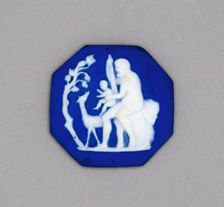 Cameo with Classical Figures, Burslem, Late 18th century. Creator: Wedgwood