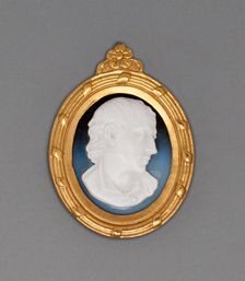 Cameo with Head of a Man, Burslem, Late 18th century. Creator: Wedgwood
