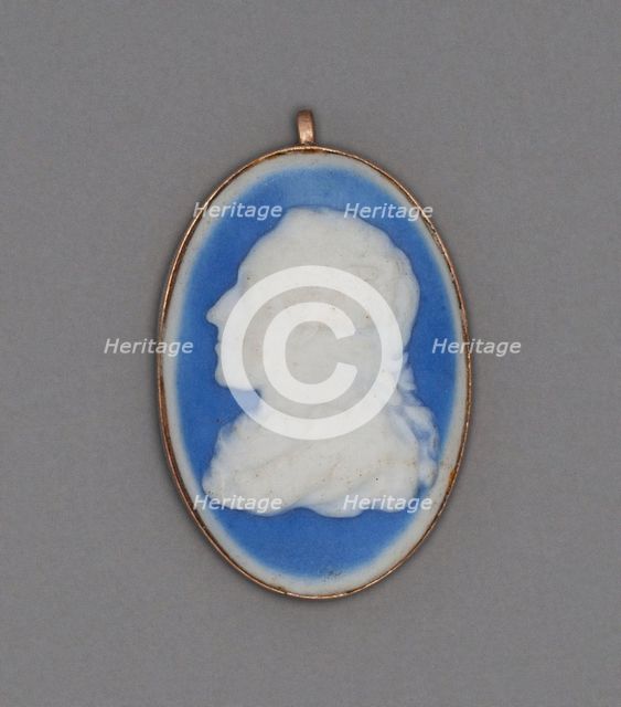 Cameo with Head of a Man, Burslem, Late 18th century. Creator: Wedgwood.