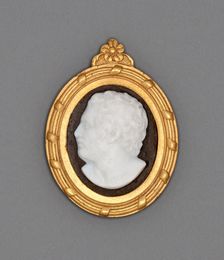 Cameo with Head of a Man, Burslem, Late 18th century. Creator: Wedgwood