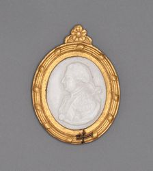 Cameo with Head of a Man, Burslem, Late 18th century. Creator: Wedgwood