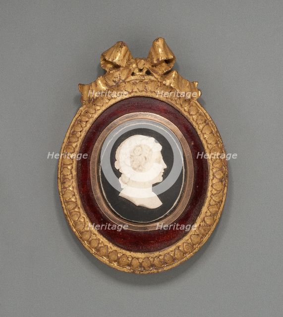 Cameo with Head of a Woman, Burslem, Late 18th century. Creator: Wedgwood.
