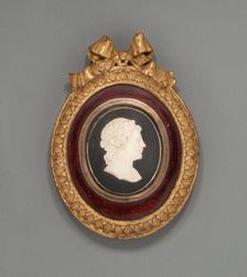 Cameo with Head of a Woman, Burslem, Late 18th century. Creator: Wedgwood