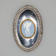 Cameo with Hercules and Bull, Burslem, Late 18th century. Creator: Wedgwood