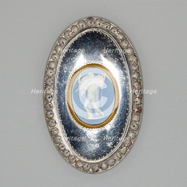 Cameo with Hercules and Bull, Burslem, Late 18th century. Creator: Wedgwood.